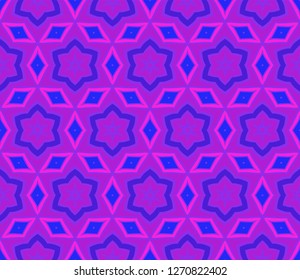 Vector texture with geometric ornament. Purple colored illustration. Template for backgrounds, paper, print.