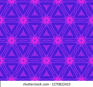 Vector texture with geometric ornament. Purple colored illustration. Template for backgrounds, paper, print.