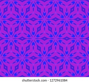 Vector texture with geometric ornament. Purple colored illustration. Template for backgrounds, paper, print.