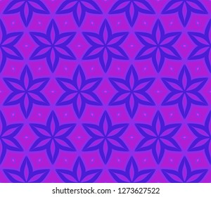 Vector texture with geometric ornament. Purple colored illustration. Template for backgrounds, paper, print.