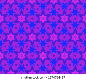Vector texture with geometric ornament. Purple colored illustration. Template for backgrounds, paper, print.