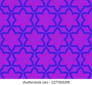 Vector texture with geometric ornament. Purple colored illustration. Template for backgrounds, paper, print.
