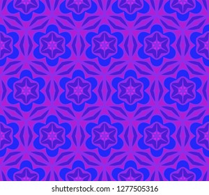 Vector texture with geometric ornament. Purple colored illustration. Template for backgrounds, paper, print.