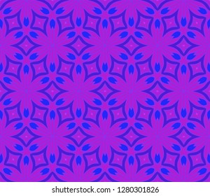 Vector texture with geometric ornament. Purple colored illustration. Template for backgrounds, paper, print.