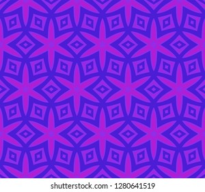 Vector texture with geometric ornament. Purple colored illustration. Template for backgrounds, paper, print.