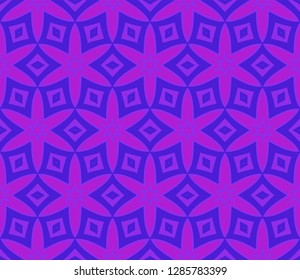 Vector texture with geometric ornament. Purple colored illustration. Template for backgrounds, paper, print.