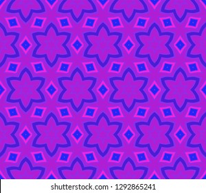 Vector texture with geometric ornament. Purple colored illustration. Template for backgrounds, paper, print.
