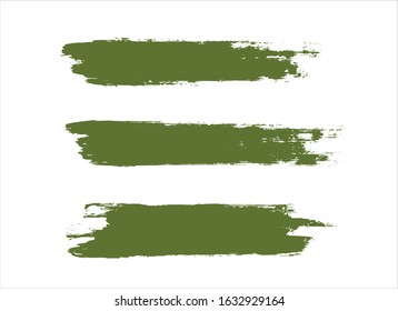 vector texture green ink paint stroke background