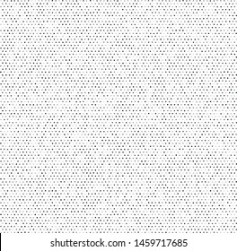 Vector texture of hexagonally arranged gray circles of various shades