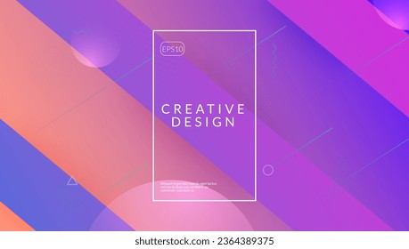 Vector Texture. Light Abstract Pattern. Blue Dynamic Banner. Technology Flyer. Wavy Gradient Brochure. Geometry Page. Curve Landing Page. Pink Vector Texture