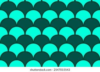 Vector texture of mech or wave pattern of Japanese or Chinese ethnic seamless pattern with blue and dark blue colors as wallpaper pattern, background image, t-shirt, tile pattern.