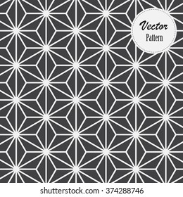 Vector texture. Modern abstract background. The geometric pattern of triangles flower