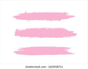 vector texture pink ink paint stroke background