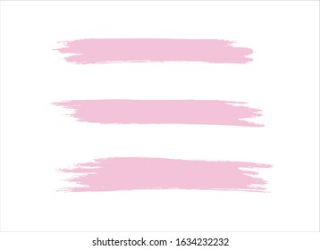vector texture pink ink paint stroke background