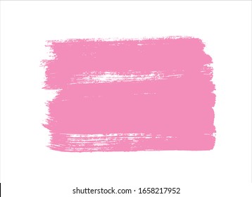 vector texture pink ink paint stroke background