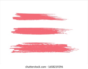 vector texture pink ink paint stroke background