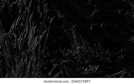 Vector texture of plastic film on dark background
