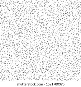 Vector texture of randomly arranged broken radial lines