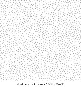 Vector texture of randomly arranged gray circles grouped in six