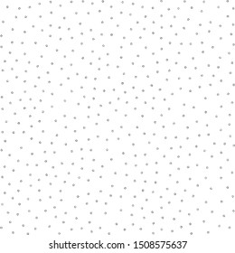 Vector texture of randomly arranged gray circles grouped in five