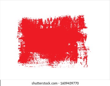 
vector texture red ink paint stroke background