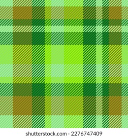 Vektorstruktur nahtlos. Tartan überprüft Textilien. Hintergrundmuster-Gewebe in Gelb- und Grünfarben.