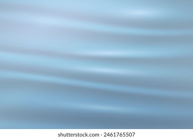 Textura de Vector de seda, satén, tela drapeada sobre fondo de lujo. Portiere, cortina de delicado azul, nacarado