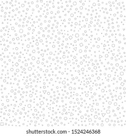 Vector texture of small dotted polygons