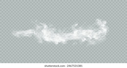 Vector texture Smoke, Steam, Clouds translucent effect for design and illustrations.	
