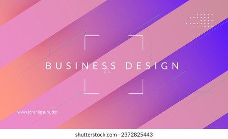 Vector Texture. Space Technology Background. Purple Techno Illustration. 3d Shapes. Retro Horizontal Brochure. Spectrum Ui. Tech Landing Page. Pink Vector Texture