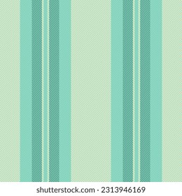 Vector texture textile of seamless lines vertical with a background fabric pattern stripe in teal and light colors.