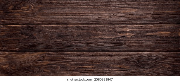 Vector texture of a tree. Vector wooden boards.