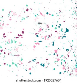 Vector texture with watercolor splashes of green and pink color on white background EPS 10. For website design, text, logo, poster