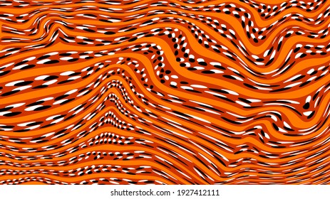 Vector texture which consists of zigzag colored shapes.