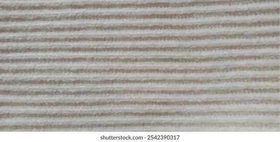 
Vector texture of a white knitted sweater or scarf. White texture of knitted clothing.
Vector white knitted texture. Knitting lines for interior decor. Geometric knitted background.