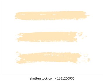 vector texture yellow ink paint stroke background