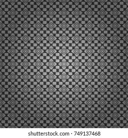 Vector textured background. Abstract seamless pattern of a plurality stylized elements in gray, black and white colors.