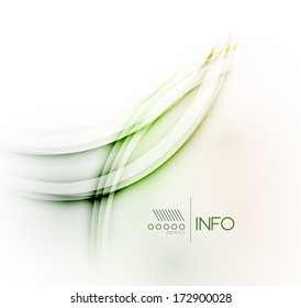 Giro suave y elegante del vector texturizado