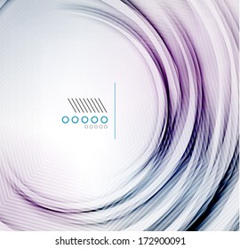 Giro suave y elegante del vector texturizado