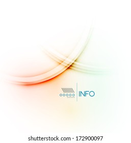 Vector textured elegant smooth swirl