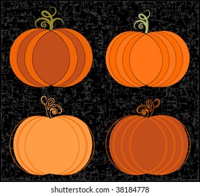 Vector Textured Halloween Design Element