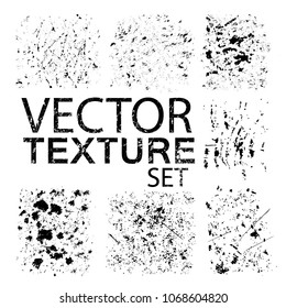 Vector textures for illustrations set