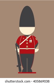 vector of thai Army at the palace