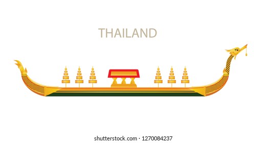 Vector Thai Boat