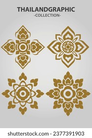 vector thai ethnic decorative elements vector. element ethnic, decorative ornament, ethnic thai illustration