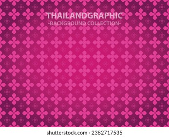 vector thai ethnic decorative elements vector background illustration