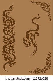 Vector: Thai Fine Art set 1