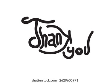 vector thank you.
This work is very suitable for use as a greeting sign, printed stickers, screen printing t-shirts and so on.