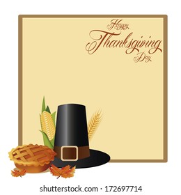 Vector Thanksgiving Day Related Elements Editable