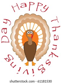 vector thanksgiving day turkey